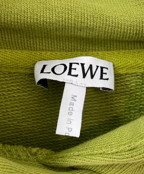 LOEWE（ロエベ）LOEWE (ロエベ) アナグラムパッチクロップドパーカー グリーン サイズ:Mの古着・服飾アイテム