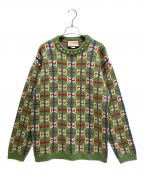 GUCCIグッチ）の古着「GGスタッズニット」｜グリーン