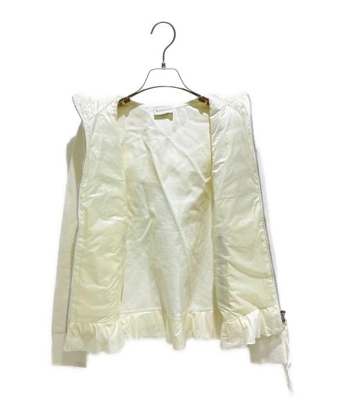 MONCLER（モンクレール）MONCLER (モンクレール) MONCLER ダウン切替ジップパーカー B10938493100 82573 ホワイト サイズ:Sの古着・服飾アイテム