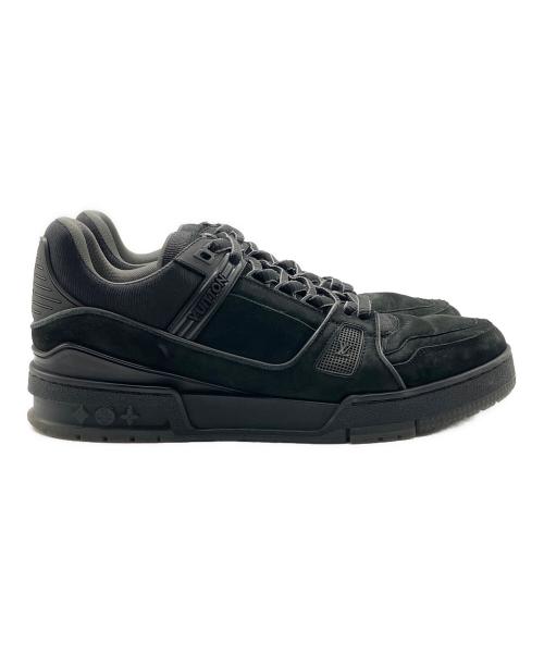 LOUIS VUITTON（ルイ ヴィトン）LOUIS VUITTON (ルイ ヴィトン) LV Trainer Line Sneakers LVトレイナーライン スニーカー ブラック サイズ:7　1/2の古着・服飾アイテム