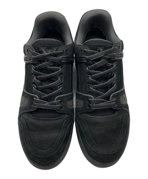 LOUIS VUITTON（ルイ ヴィトン）LOUIS VUITTON (ルイ ヴィトン) LV Trainer Line Sneakers LVトレイナーライン スニーカー ブラック サイズ:7　1/2の古着・服飾アイテム