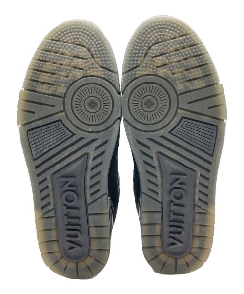 LOUIS VUITTON（ルイ ヴィトン）LOUIS VUITTON (ルイ ヴィトン) LV Trainer Line Sneakers LVトレイナーライン スニーカー ブラック サイズ:7　1/2の古着・服飾アイテム