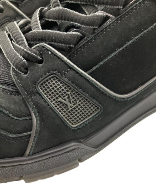 LOUIS VUITTON（ルイ ヴィトン）LOUIS VUITTON (ルイ ヴィトン) LV Trainer Line Sneakers LVトレイナーライン スニーカー ブラック サイズ:7　1/2の古着・服飾アイテム