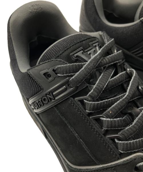 LOUIS VUITTON（ルイ ヴィトン）LOUIS VUITTON (ルイ ヴィトン) LV Trainer Line Sneakers LVトレイナーライン スニーカー ブラック サイズ:7　1/2の古着・服飾アイテム