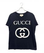 GUCCIグッチ）の古着「18AW インターロッキング G Tシャツ」｜ブラック