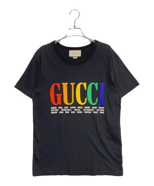 GUCCI（グッチ）GUCCI (グッチ) Tシャツ ブラック サイズ:Sの古着・服飾アイテム