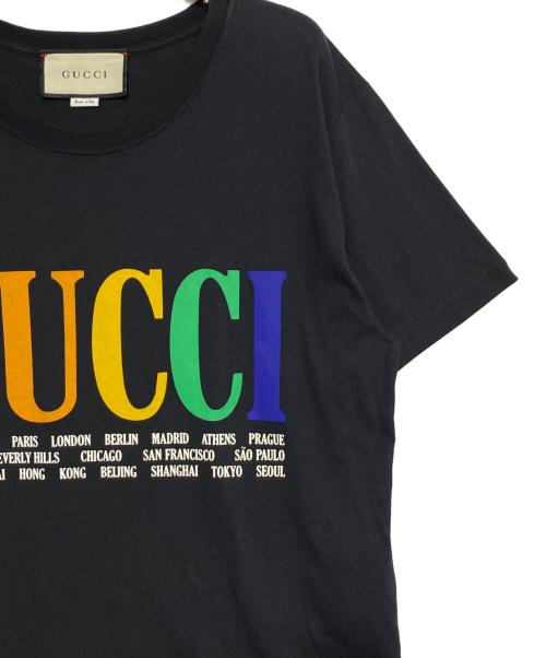 GUCCI（グッチ）GUCCI (グッチ) Tシャツ ブラック サイズ:Sの古着・服飾アイテム