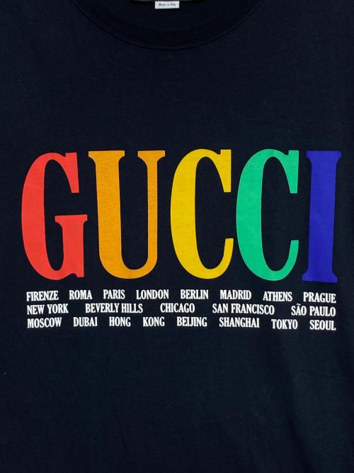 GUCCI（グッチ）GUCCI (グッチ) Tシャツ ブラック サイズ:Sの古着・服飾アイテム