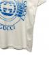 中古・古着 GUCCI (グッチ) 20AW ディスクプリントロゴカットソー ホワイト サイズ:M：30000円
