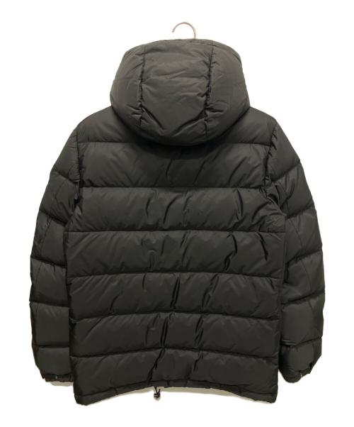 PRADA（プラダ）PRADA (プラダ) プレートデザイン フーデットダウンジャケット ブラック サイズ:46の古着・服飾アイテム