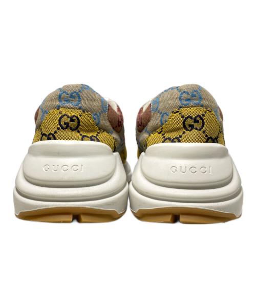 GUCCI（グッチ）GUCCI (グッチ) ライトン GGロゴスニーカー マルチカラー サイズ:6.5の古着・服飾アイテム