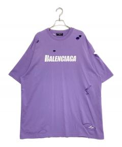 中古・古着通販】BALENCIAGA (バレンシアガ) ロゴTシャツ グレー