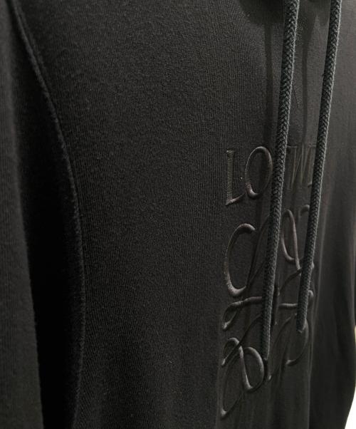 LOEWE（ロエベ）LOEWE (ロエベ) アナグラム刺繍パーカー ブラック サイズ:Mの古着・服飾アイテム