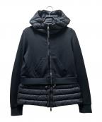 MONCLERモンクレール）の古着「MAGLIA/切替ダウンジャケット」｜ブラック