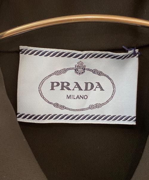 PRADA（プラダ）PRADA (プラダ) プリーツワンピース ブラック サイズ:38の古着・服飾アイテム