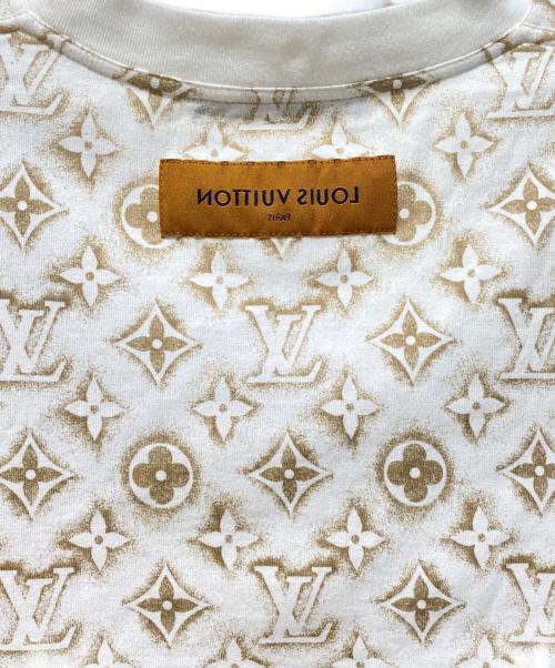 LOUIS VUITTON（ルイ ヴィトン）LOUIS VUITTON (ルイ ヴィトン) モノグラム プリントTシャツ ベージュ×ホワイト サイズ:XSの古着・服飾アイテム