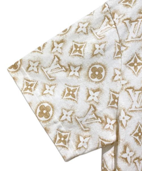 LOUIS VUITTON（ルイ ヴィトン）LOUIS VUITTON (ルイ ヴィトン) モノグラム プリントTシャツ ベージュ×ホワイト サイズ:XSの古着・服飾アイテム