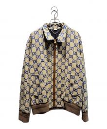 GUCCI（グッチ）の古着「GGロゴジャケット」｜ベージュ