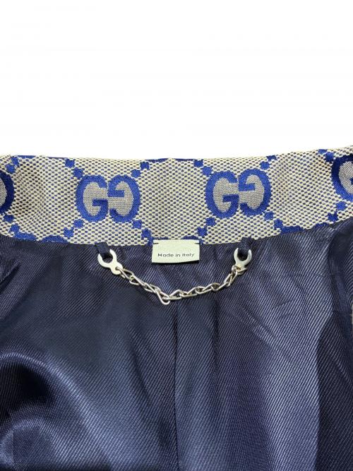 GUCCI（グッチ）GUCCI (グッチ) GGロゴジャケット ベージュ サイズ:48の古着・服飾アイテム
