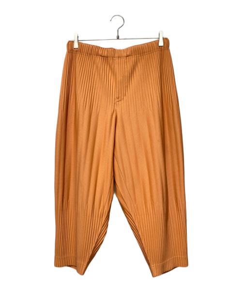 HOMME PLISSE ISSEY MIYAKE（オム プリッセ イッセイ ミヤケ）HOMME PLISSE ISSEY MIYAKE (オム プリッセ イッセイ ミヤケ) プリーツパンツ オレンジ サイズ:2の古着・服飾アイテム