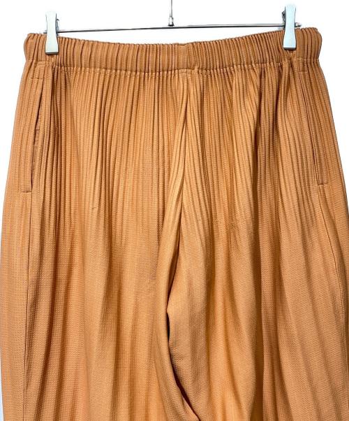 HOMME PLISSE ISSEY MIYAKE（オム プリッセ イッセイ ミヤケ）HOMME PLISSE ISSEY MIYAKE (オム プリッセ イッセイ ミヤケ) プリーツパンツ オレンジ サイズ:2の古着・服飾アイテム