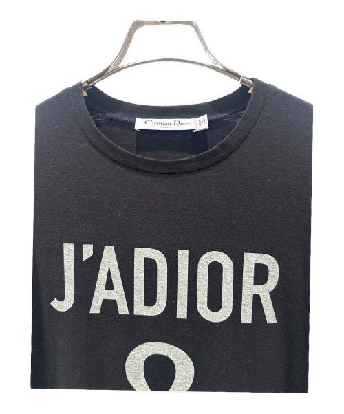 Christian Dior（クリスチャン ディオール）Christian Dior (クリスチャン ディオール) J'ADIOR 8ロゴTシャツ ブラック サイズ:Lの古着・服飾アイテム