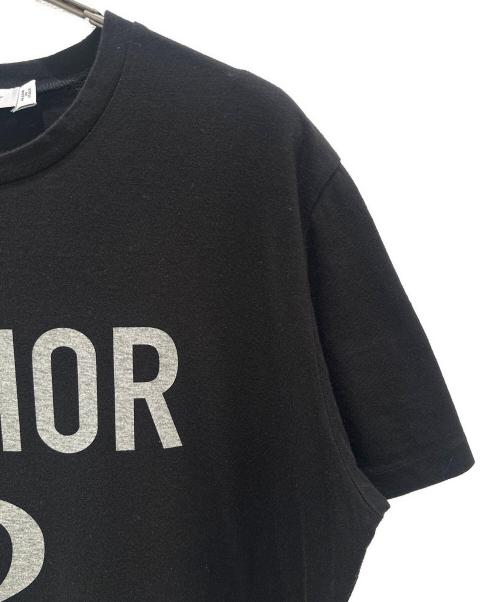 Christian Dior（クリスチャン ディオール）Christian Dior (クリスチャン ディオール) J'ADIOR 8ロゴTシャツ ブラック サイズ:Lの古着・服飾アイテム