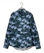 LOUIS VUITTONルイ ヴィトン）の古着「カモフラージュシャツ」｜ブルー