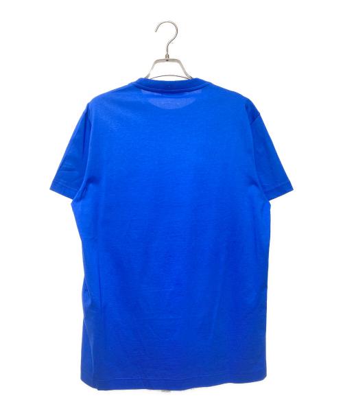 PRADA（プラダ）PRADA (プラダ) トライアングルロゴポケットTシャツ ブルー サイズ:Mの古着・服飾アイテム