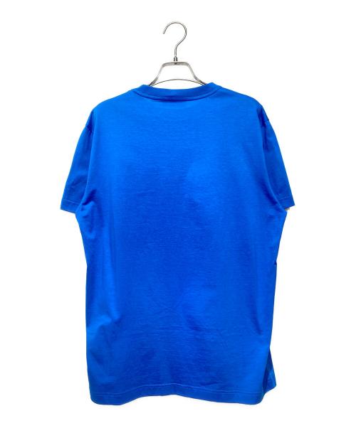 PRADA（プラダ）PRADA (プラダ) トライアングルロゴポケットTシャツ ブルー サイズ:Mの古着・服飾アイテム