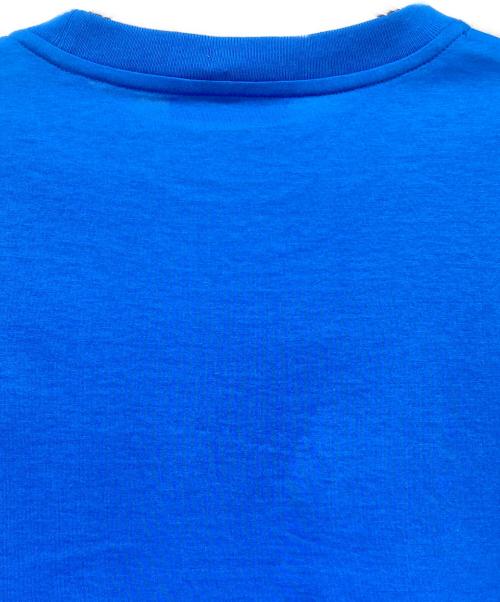 PRADA（プラダ）PRADA (プラダ) トライアングルロゴポケットTシャツ ブルー サイズ:Mの古着・服飾アイテム