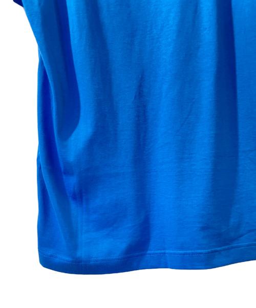 PRADA（プラダ）PRADA (プラダ) トライアングルロゴポケットTシャツ ブルー サイズ:Mの古着・服飾アイテム