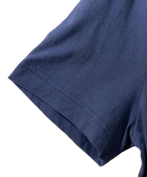 PRADA（プラダ）PRADA (プラダ) トライアングルロゴポケットTシャツ ネイビー サイズ:Mの古着・服飾アイテム