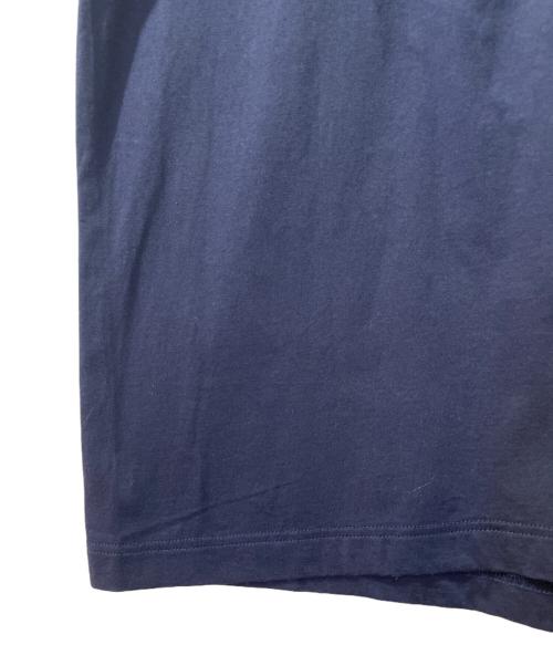 PRADA（プラダ）PRADA (プラダ) トライアングルロゴポケットTシャツ ネイビー サイズ:Mの古着・服飾アイテム