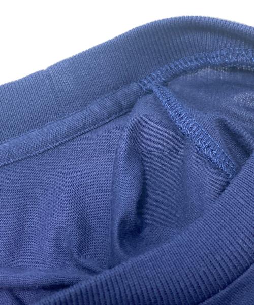 PRADA（プラダ）PRADA (プラダ) トライアングルロゴポケットTシャツ ネイビー サイズ:Mの古着・服飾アイテム