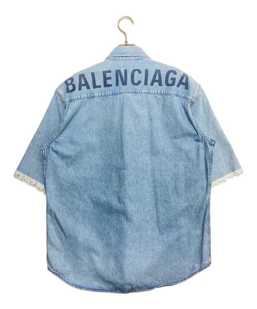 BALENCIAGA（バレンシアガ）BALENCIAGA (バレンシアガ) デニムシャツ インディゴ サイズ:39の古着・服飾アイテム