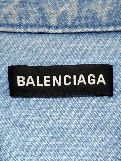 BALENCIAGA（バレンシアガ）BALENCIAGA (バレンシアガ) デニムシャツ インディゴ サイズ:39の古着・服飾アイテム