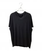 PRADAプラダ）の古着「VネックTシャツ」｜ネイビー