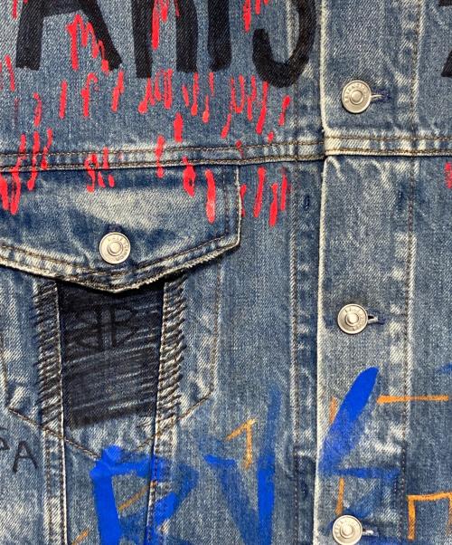BALENCIAGA（バレンシアガ）BALENCIAGA (バレンシアガ) OVERSIZED DENIM JACKET インディゴ サイズ:38の古着・服飾アイテム