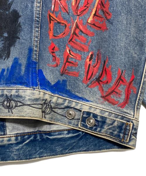 BALENCIAGA（バレンシアガ）BALENCIAGA (バレンシアガ) OVERSIZED DENIM JACKET インディゴ サイズ:38の古着・服飾アイテム