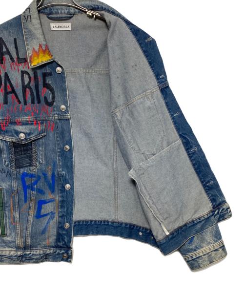 BALENCIAGA（バレンシアガ）BALENCIAGA (バレンシアガ) OVERSIZED DENIM JACKET インディゴ サイズ:38の古着・服飾アイテム