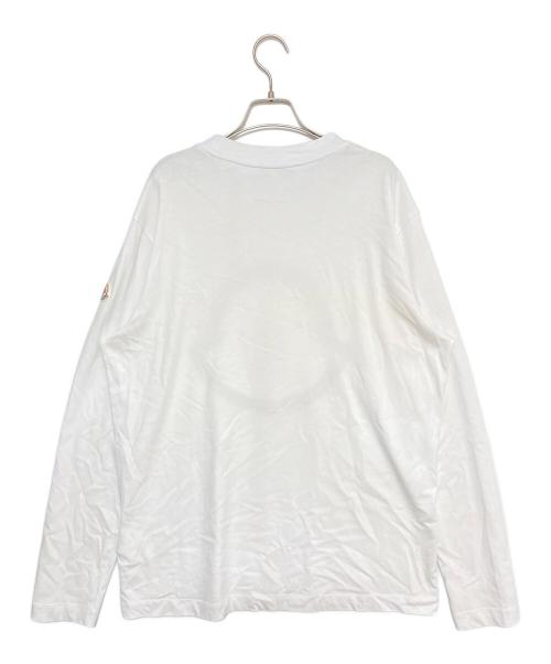 MONCLER（モンクレール）MONCLER (モンクレール) T-SHIRT MANICA LUNGA ホワイト サイズ:Lの古着・服飾アイテム