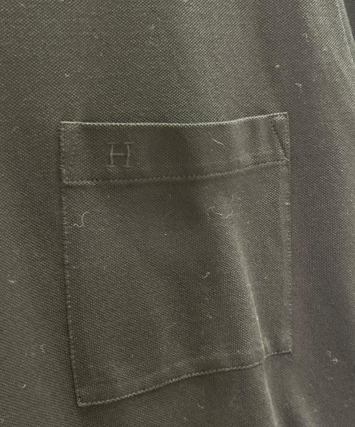 HERMES（エルメス）HERMES (エルメス) 鹿の子Tシャツ ブラック サイズ:XLの古着・服飾アイテム