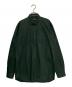 BALENCIAGA（バレンシアガ）の古着「バックロゴオーバーサイズシャツ」｜グリーン