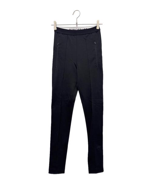 BALENCIAGA（バレンシアガ）BALENCIAGA (バレンシアガ) シグネチャーロゴ ストレッチレギンスパンツ ブラック サイズ:36の古着・服飾アイテム