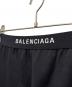 中古・古着 BALENCIAGA (バレンシアガ) シグネチャーロゴ ストレッチレギンスパンツ ブラック サイズ:36：30000円