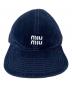 MIU MIU (ミュウミュウ) ベースボールキャップ ネイビー サイズ:Ⅿ：70000円