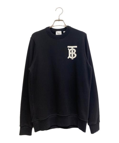 BURBERRY（バーバリー）BURBERRY (バーバリー) TB Logo Sweat Shirt（TBロゴスウェット) ブラック サイズ:XSの古着・服飾アイテム