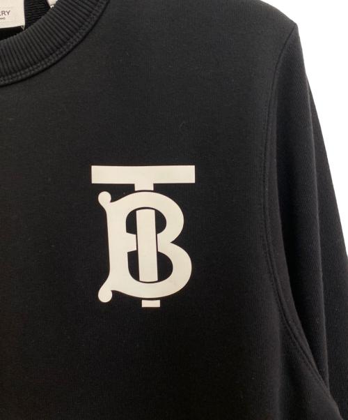 BURBERRY（バーバリー）BURBERRY (バーバリー) TB Logo Sweat Shirt（TBロゴスウェット) ブラック サイズ:XSの古着・服飾アイテム