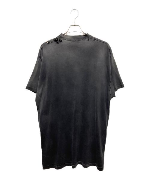 BALENCIAGA（バレンシアガ）BALENCIAGA (バレンシアガ) 24AW Not Been Done T-Shirt/フロントマルチカラープリント半袖T ブラック サイズ:Lの古着・服飾アイテム